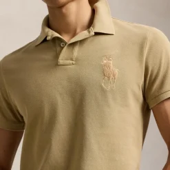 Polo Shirts|Polo Ralph Lauren Custom Slim-Fit Big Pony Polo Shirt - S