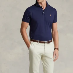 Polo Shirts|Polo Ralph Lauren Custom Slim-Fit Cotton-Piqué Polo Shirt - M