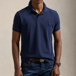 Polo Shirts|Polo Ralph Lauren Custom Slim-Fit Big Pony Polo Shirt - XL