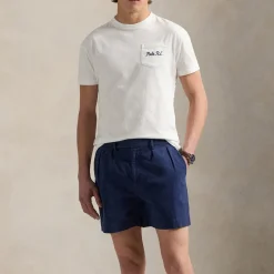 T-Shirts|T-Shirts|NN.07 Polo Ralph Lauren Custom Slim Fit Back Logo Bear Cotton T-Shirt - S