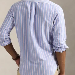 Shirts|Shirts|Polo Ralph Lauren Custom Fit Fun Stripe Cotton Long Sleeved Shirt - S