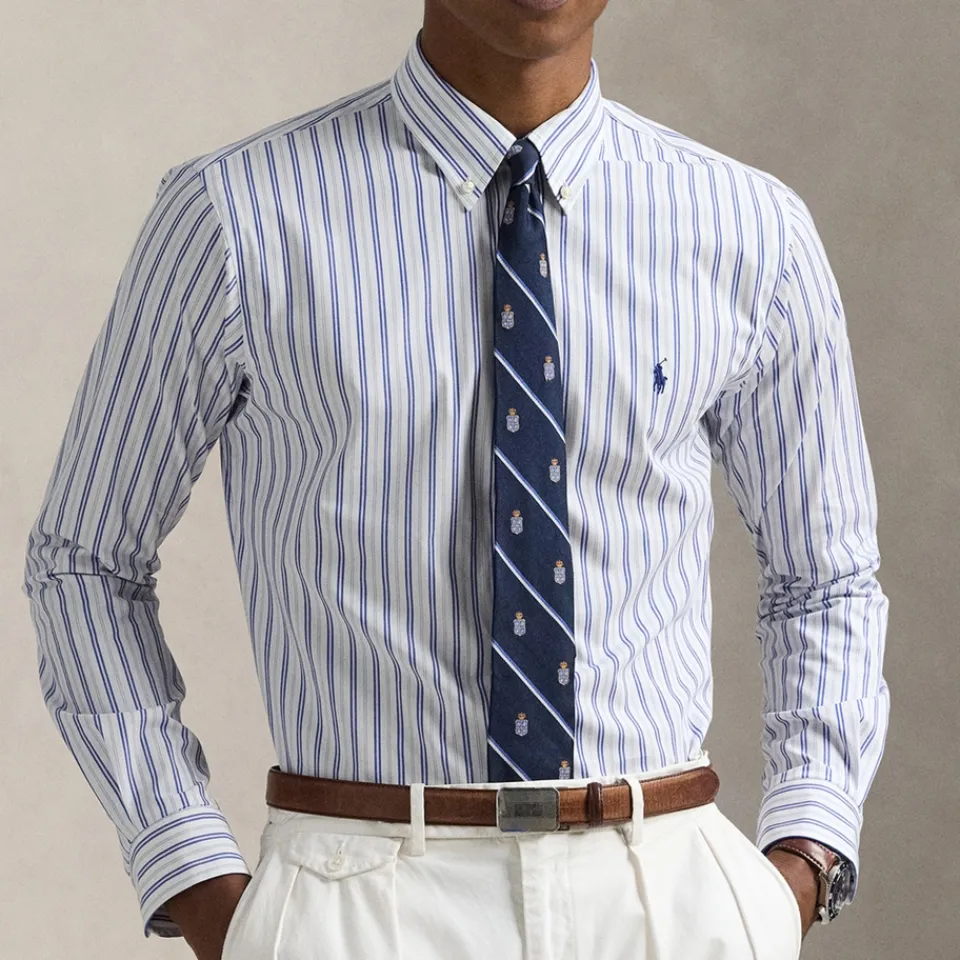 Shirts|Shirts|KAMO Polo Ralph Lauren Custom-Fit Bi-Stretch Poplin Shirt - XL