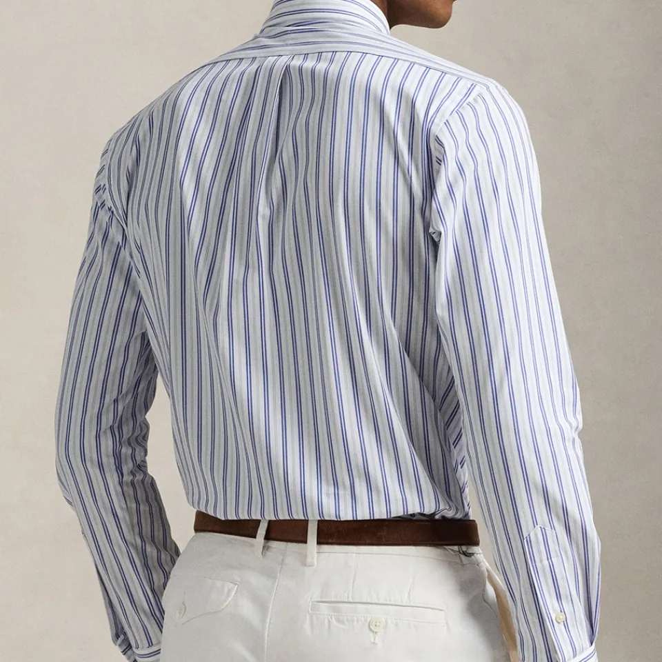 Shirts|Shirts|KAMO Polo Ralph Lauren Custom-Fit Bi-Stretch Poplin Shirt - XL
