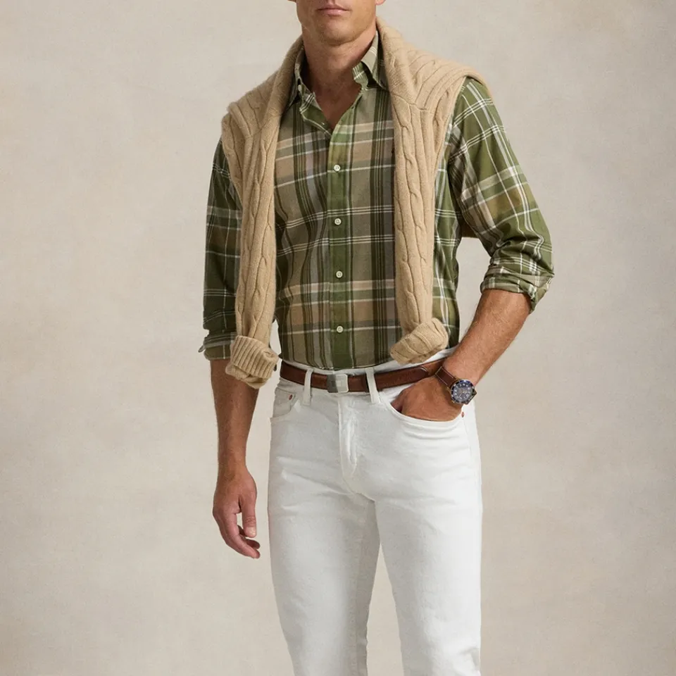 Shirts|Shirts|Dr. Martens Polo Ralph Lauren Custom-Fit Oxford Cotton Shirt - S
