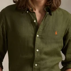 Shirts|Shirts|Dr. Martens Polo Ralph Lauren Custom-Fit Linen Shirt - XL