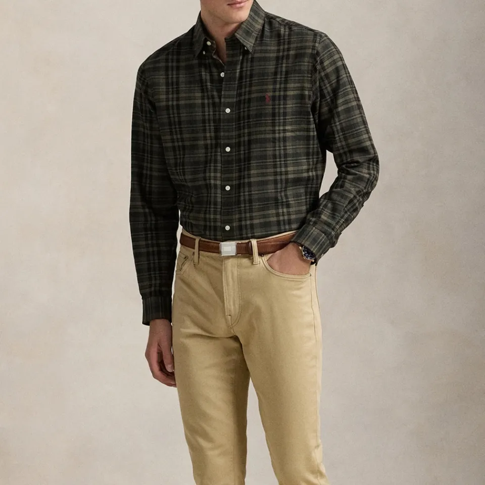 Shirts|Shirts|Dr. Martens Polo Ralph Lauren Custom-Fit Performance Cotton-Blend Shirt - S