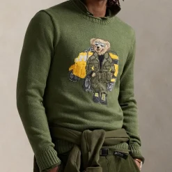 Knitwear|Dr. Martens Polo Ralph Lauren Defender Bear Cotton-Knit Jumper - S