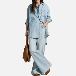 T-Shirts And Tops|Shirts And Blouses|Dr. Martens Polo Ralph Lauren Denim Shirt - XS