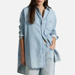 T-Shirts And Tops|Shirts And Blouses|Dr. Martens Polo Ralph Lauren Denim Shirt - XS