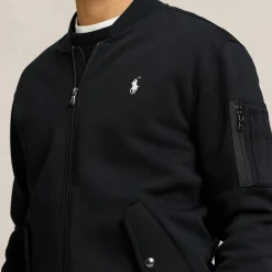 Jackets|Coats|Polo Ralph Lauren Double-Knit Cotton-Blend Bomber Jacket - XXL