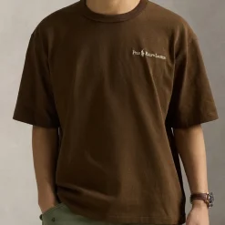 T-Shirts|T-Shirts|Ganni Polo Ralph Lauren Embroidered Logo Cotton-Jersey T-Shirt - S
