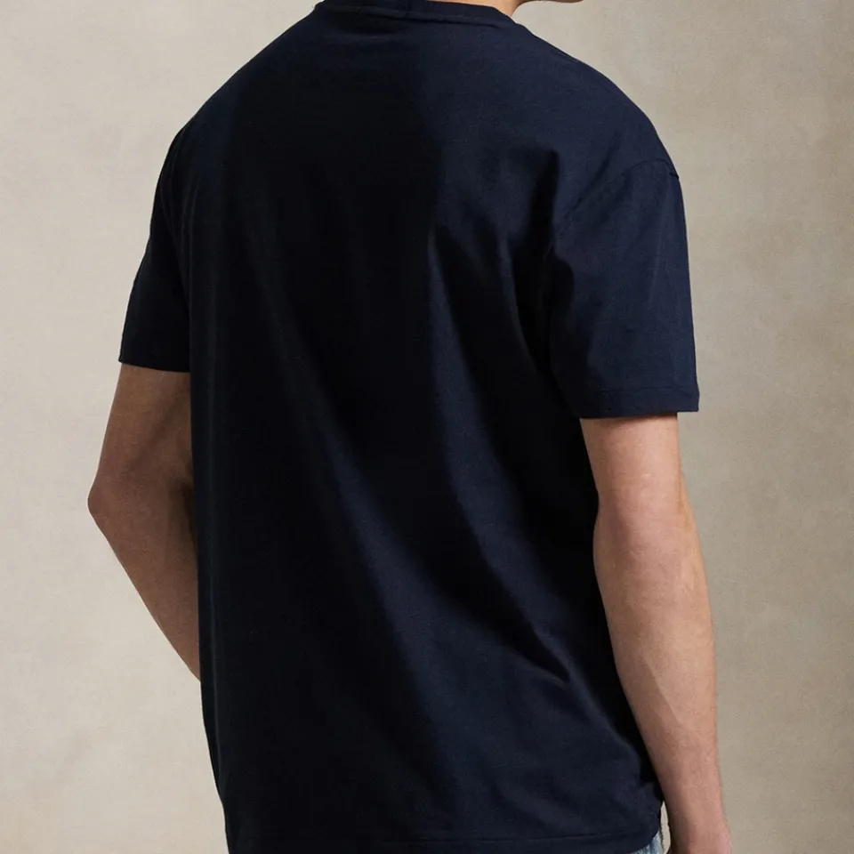 T-Shirts|T-Shirts|Polo Ralph Lauren Embroidered Logo Cotton-Jersey T-Shirt - L