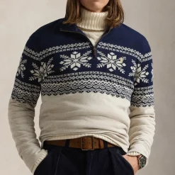 Knitwear|Dr. Martens Polo Ralph Lauren Fairisle Cotton-Jacquard Jumper - M