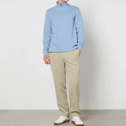 Knitwear|Dr. Martens Polo Ralph Lauren Half Zip Cotton-Jersey Sweatshirt - XL