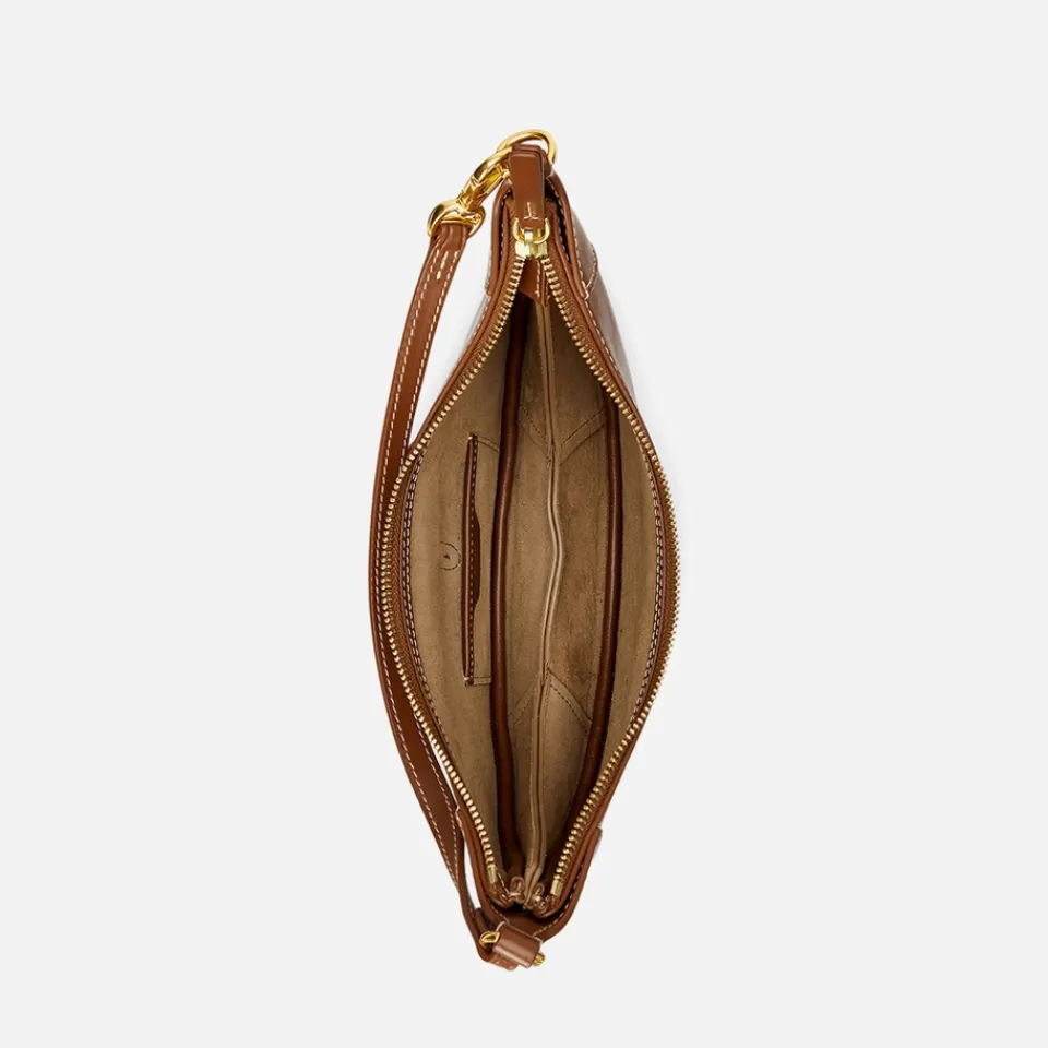 Bags|Polo Ralph Lauren ID Leather Shoulder Bag