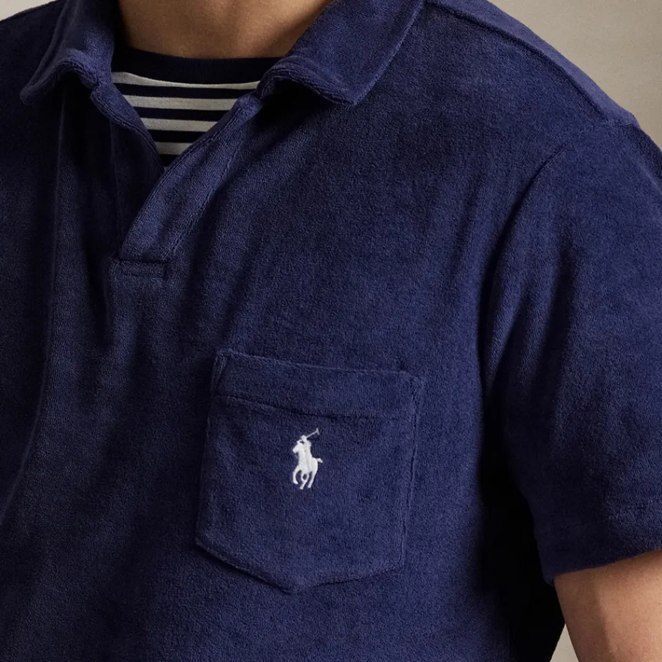 Polo Shirts|Dr. Martens Polo Ralph Lauren Johnny Collar Cotton Terry Polo Shirt - S