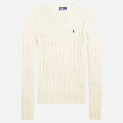 Loungewear|Knitwear|Polo Ralph Lauren Julianna Cotton Cable-Knit Jumper - L