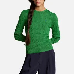 Loungewear|Knitwear|Vivienne Westwood Polo Ralph Lauren Julianna Cotton Cable-Knit Jumper - L