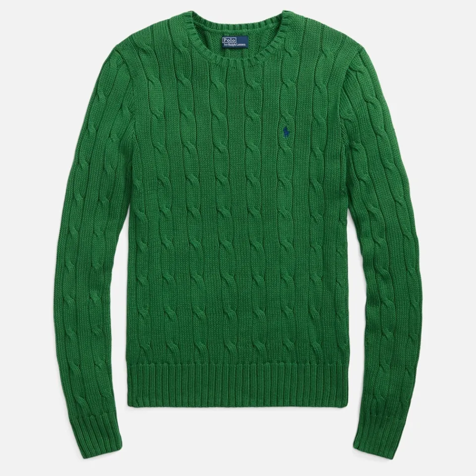 Loungewear|Knitwear|Vivienne Westwood Polo Ralph Lauren Julianna Cotton Cable-Knit Jumper - L