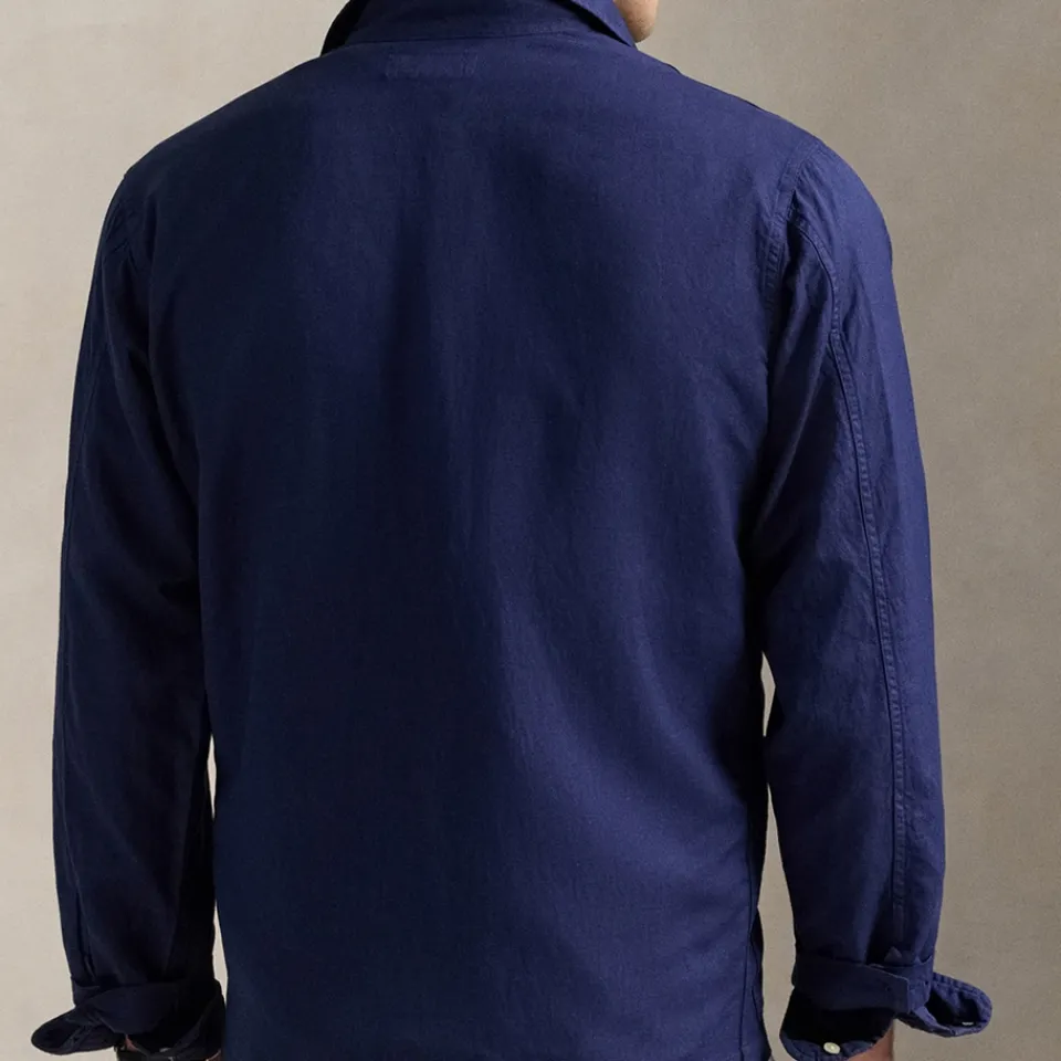 Shirts|Shirts|MKI MIYUKI ZOKU Polo Ralph Lauren Linen-Blend Overshirt - S