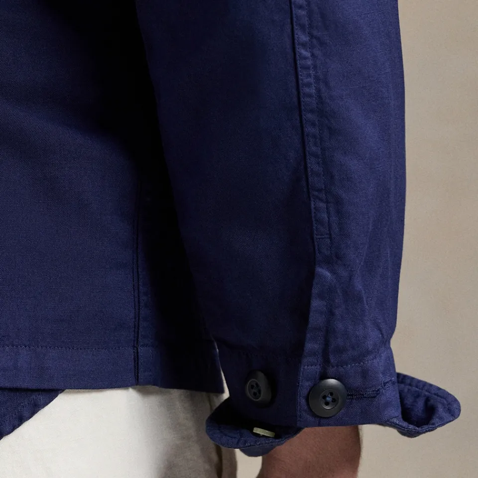 Shirts|Shirts|MKI MIYUKI ZOKU Polo Ralph Lauren Linen-Blend Overshirt - S