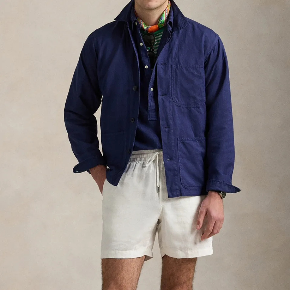 Shirts|Shirts|MKI MIYUKI ZOKU Polo Ralph Lauren Linen-Blend Overshirt - S