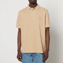 Polo Shirts|Polo Ralph Lauren Logo Embroidered Cotton Polo Shirt - M