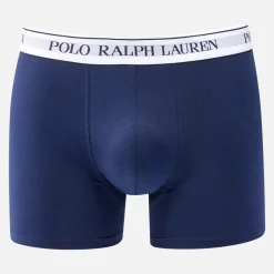 Underwear|Calvin Klein Polo Ralph Lauren Logo Waistband Cotton Boxer Trunks 3-Pack - S