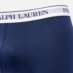 Underwear|Calvin Klein Polo Ralph Lauren Logo Waistband Cotton Boxer Trunks 3-Pack - S