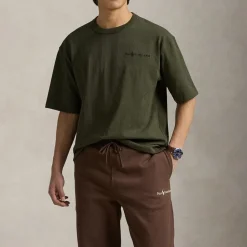 T-Shirts|T-Shirts|Polo Ralph Lauren Logo-Embroidered Cotton-Jersey T-Shirt - M