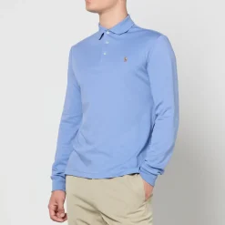 Polo Shirts|Dr. Martens Polo Ralph Lauren Long Sleeved Cotton-Piqué Polo Shirt - M