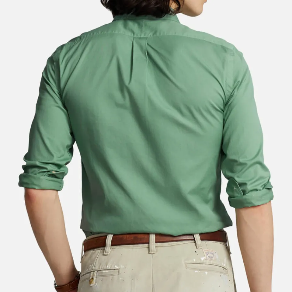 Shirts|Shirts|Polo Ralph Lauren Long Sleeved Cotton-Twill Shirt - M