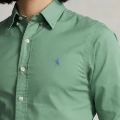 Shirts|Shirts|Polo Ralph Lauren Long Sleeved Cotton-Twill Shirt - M