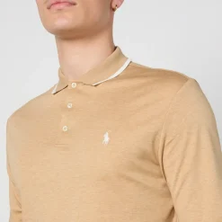 Polo Shirts|Dr. Martens Polo Ralph Lauren Long Sleeved Cotton-Poplin Polo Shirt - S