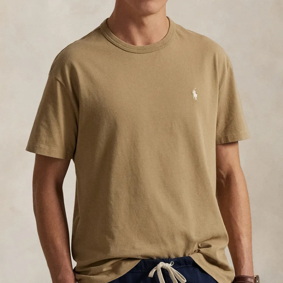 T-Shirts|T-Shirts|Polo Ralph Lauren Loopback Cotton-Jersey T-Shirt - M