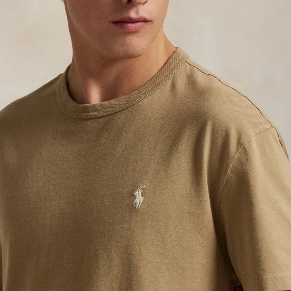 T-Shirts|T-Shirts|Polo Ralph Lauren Loopback Cotton-Jersey T-Shirt - M