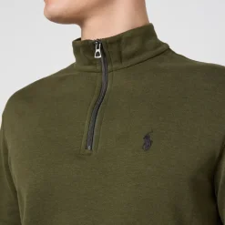 Knitwear|Dr. Martens Polo Ralph Lauren Men's Half Zip Cotton Jumper - Armadillo - S