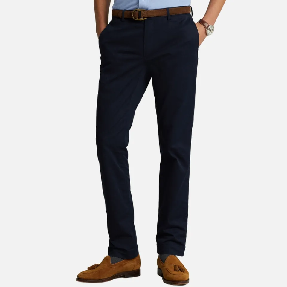 Trousers|Polo Ralph Lauren Men's Stretch Slim Fit Chino Trousers - Aviator Navy - W30/L32