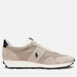 Trainers|Dr. Martens Polo Ralph Lauren Men's Trail 125 Mesh And Suede Trainers - UK 8