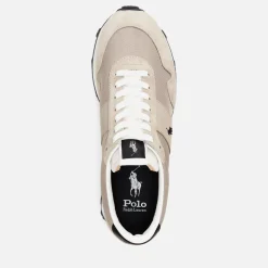 Trainers|Dr. Martens Polo Ralph Lauren Men's Trail 125 Mesh And Suede Trainers - UK 8