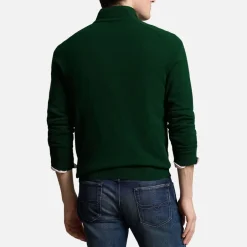 Knitwear|Polo Ralph Lauren Merino Wool Half-Zip Jumper - XXL