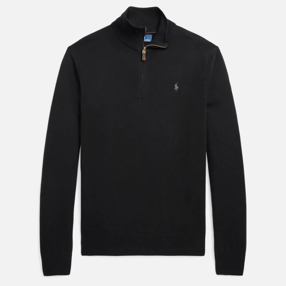 Knitwear|Dr. Martens Polo Ralph Lauren Merino Wool Half-Zip Jumper - XL
