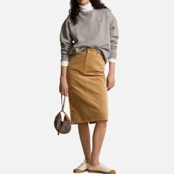 Skirts|Skirts|Dr. Martens Polo Ralph Lauren Midi Cotton-Corduroy Pencil Skirt - UK 6