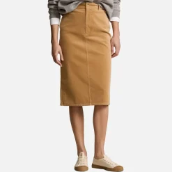 Skirts|Skirts|Dr. Martens Polo Ralph Lauren Midi Cotton-Corduroy Pencil Skirt - UK 6