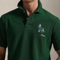 Polo Shirts|Polo Ralph Lauren Motif Cotton-Piqué Polo Shirt - S