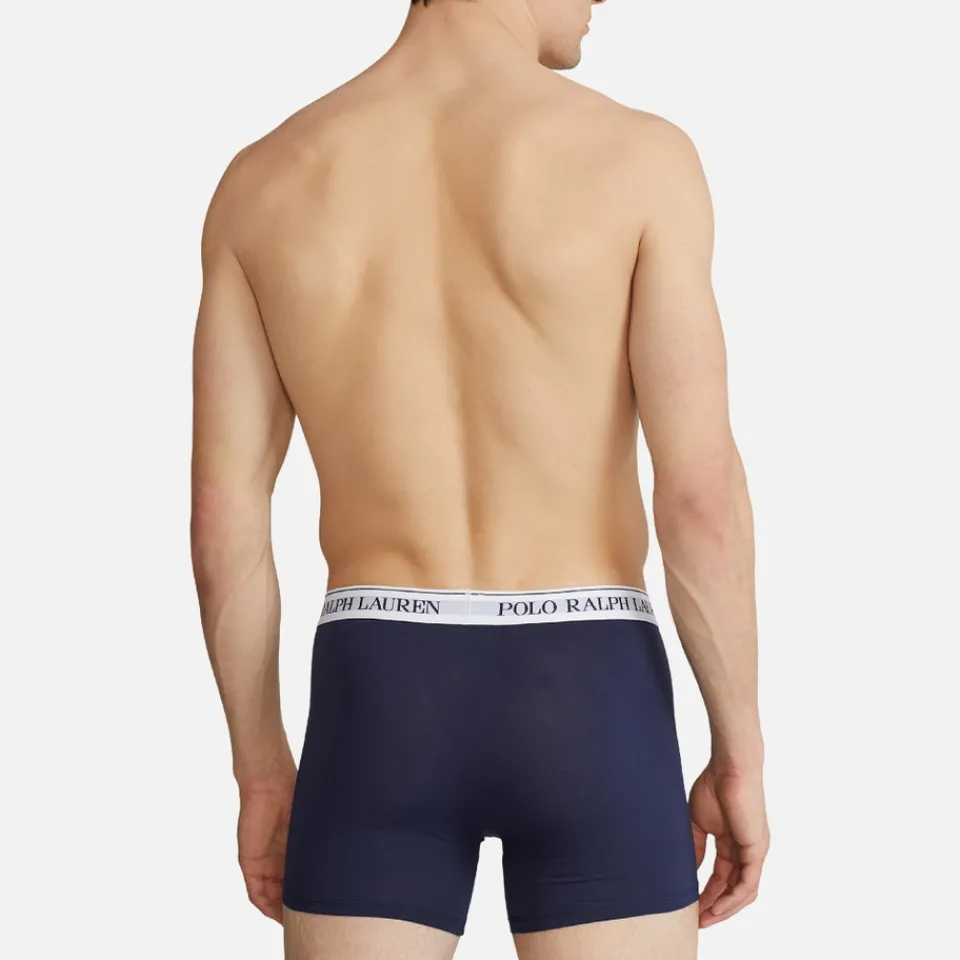 Underwear|AMI Polo Ralph Lauren 3-Pack Cotton-blend Boxer Briefs - M