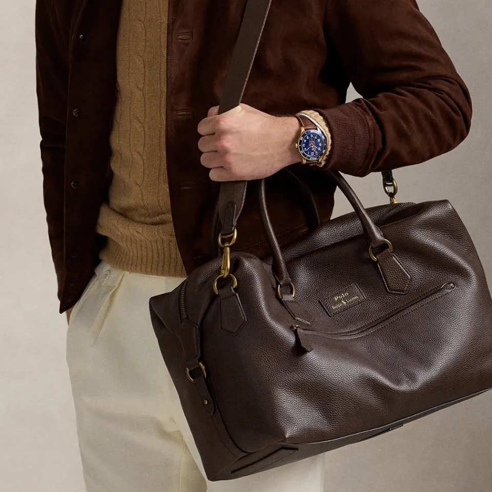 Bags|Holiday Bags|Dr. Martens Polo Ralph Lauren Pebble-Grain Leather Duffle Bag