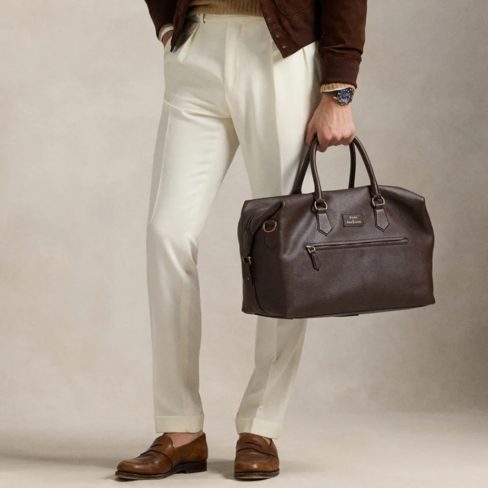 Bags|Holiday Bags|Dr. Martens Polo Ralph Lauren Pebble-Grain Leather Duffle Bag