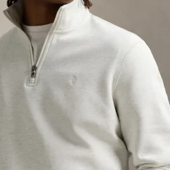 Sweatshirts|Polo Ralph Lauren Performance Lightweight Cotton-Blend Quarter-Zip Jumper - S