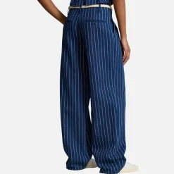 Trousers|Co-Ord Sets|Polo Ralph Lauren Pinstripe Twill Trousers - UK 6
